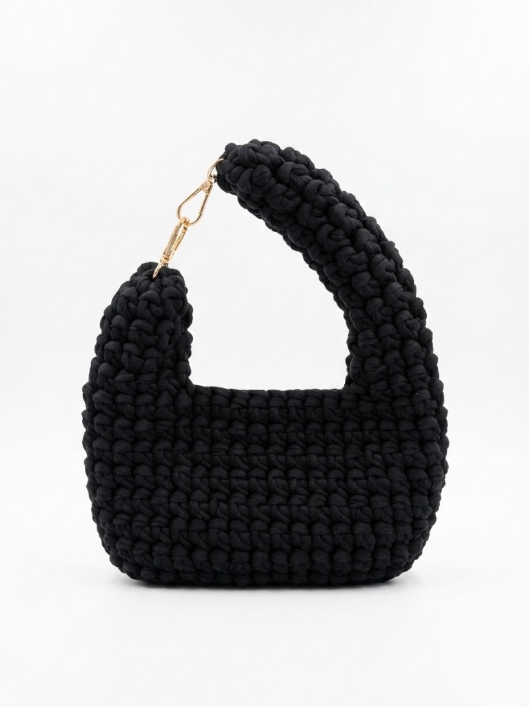 Cartera de mano negra