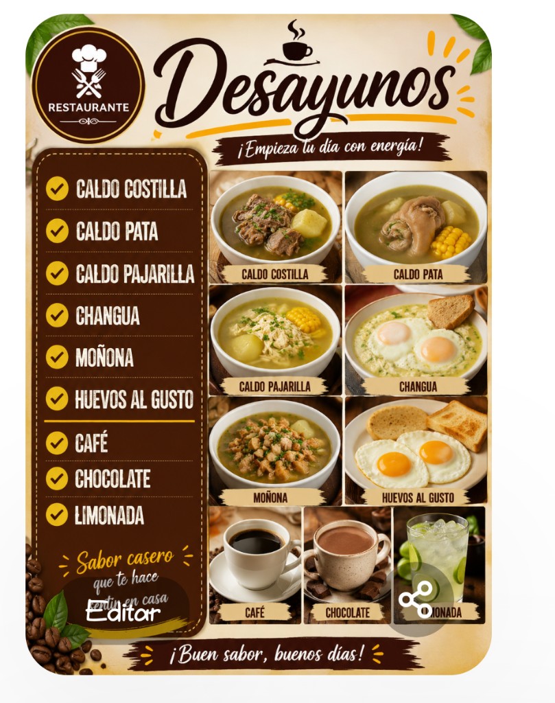 Desayunos completos