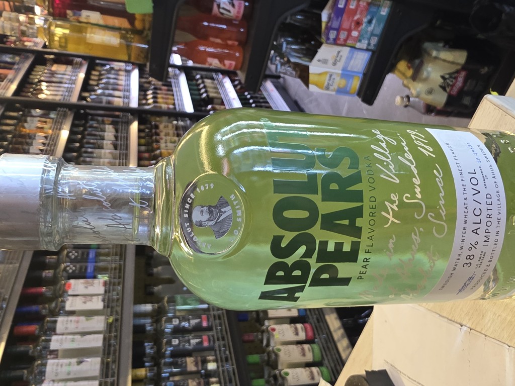 Absolut Pears vodka