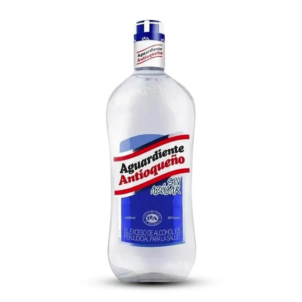 Aguardiente Azul Litro Vidrio