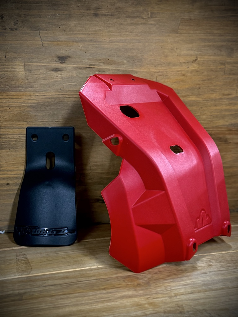 Cubre cárter y bieleta tornado (rojo)