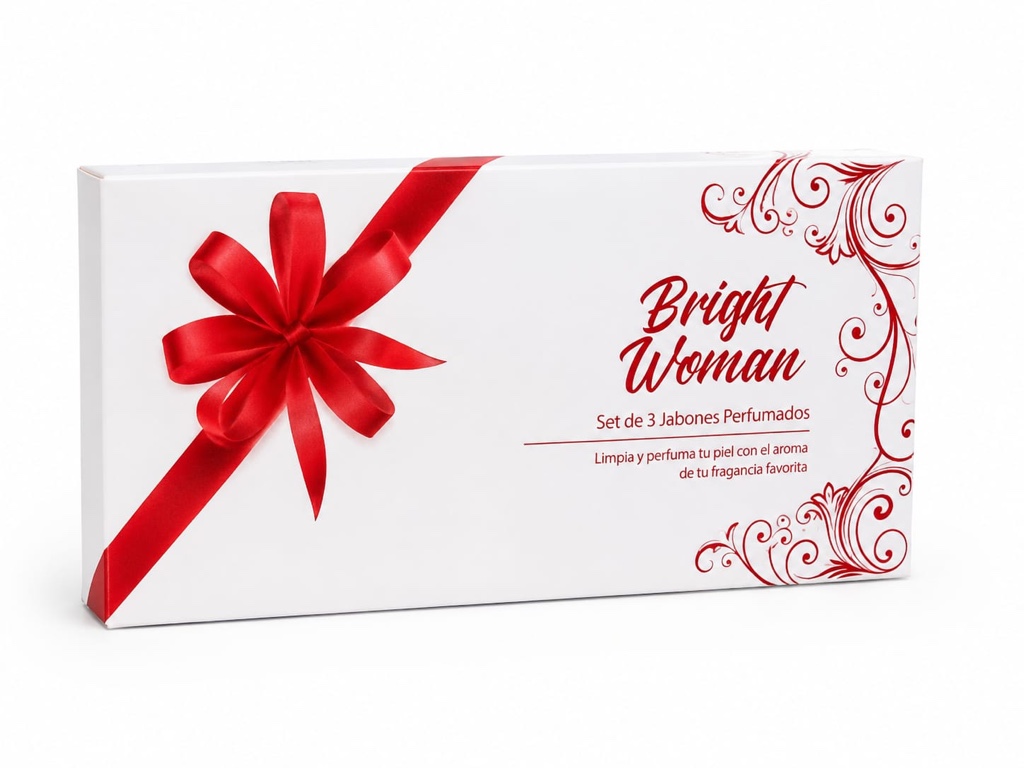 Bright Woman set 3 jabones perfumados