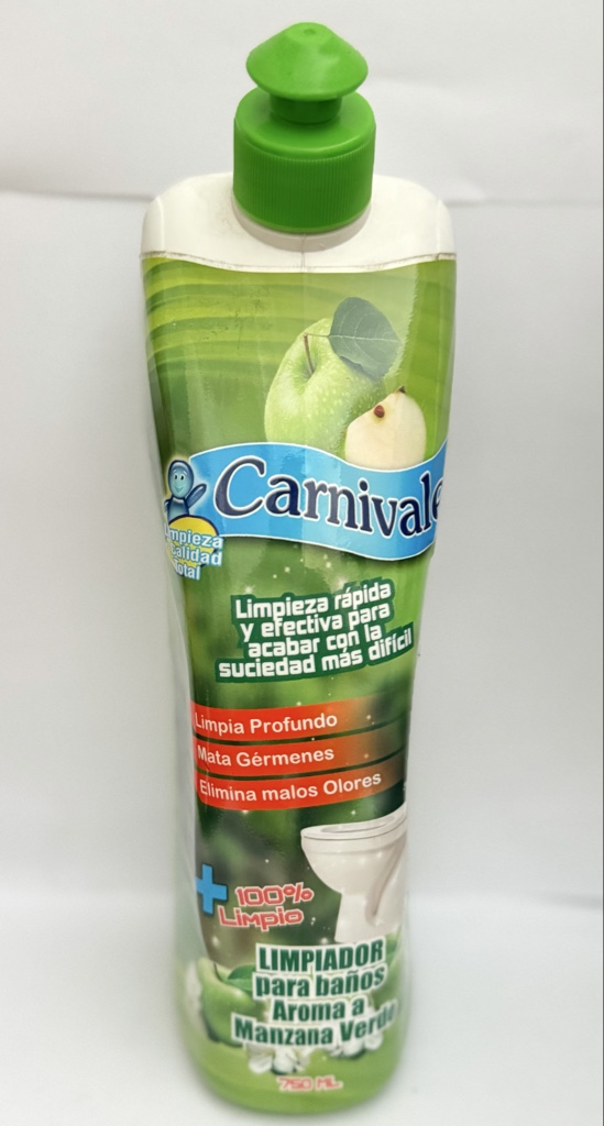 Carnival limpiador baños manzana verde