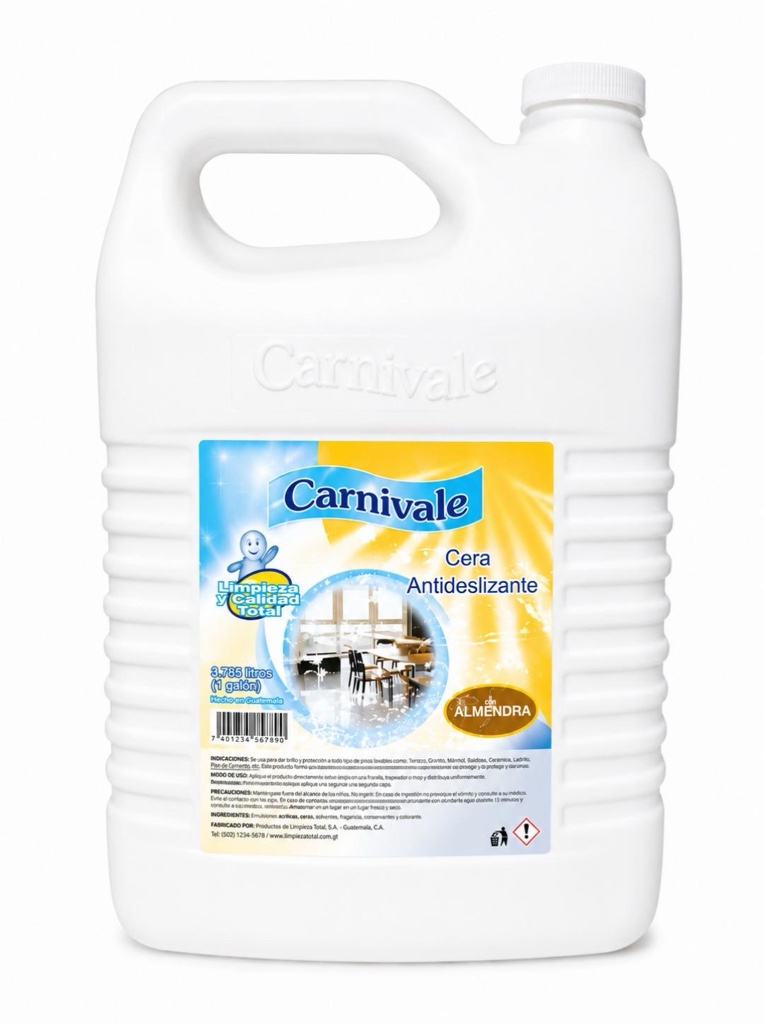Carnivale cera antideslizante variedad