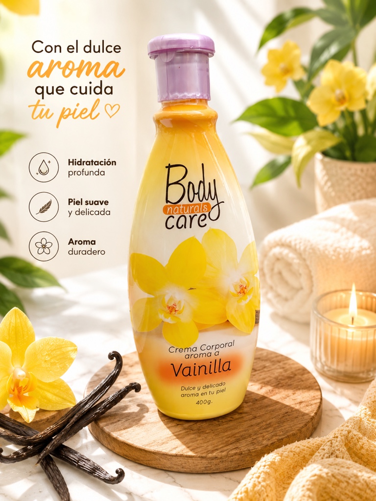 Body Care crema corporal vainilla
