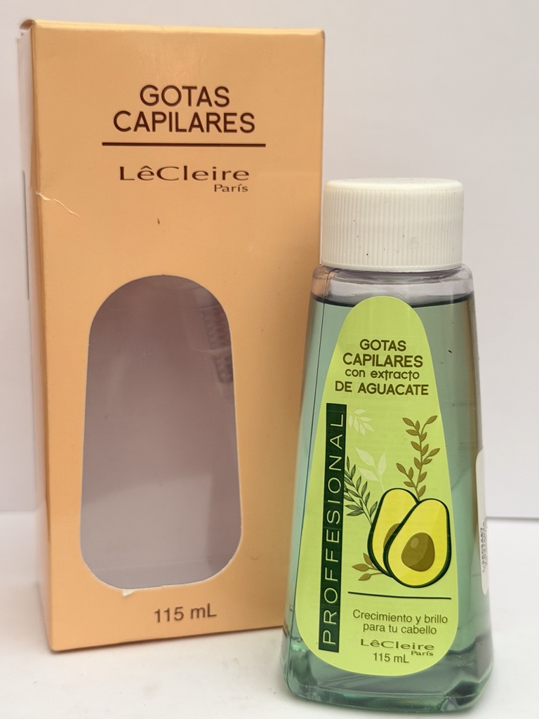 Gotas capilares Aguacate grandes