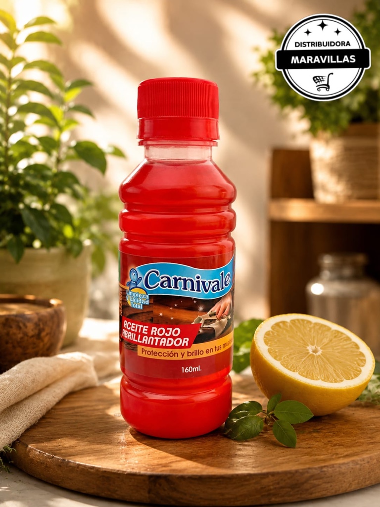 Carnivale aceite rojo abrillantador