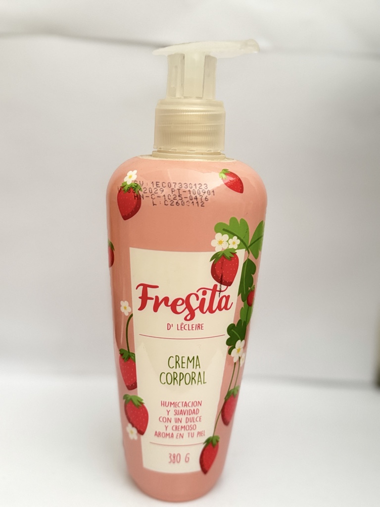 Fresita D' Leclaire crema corporal rosa