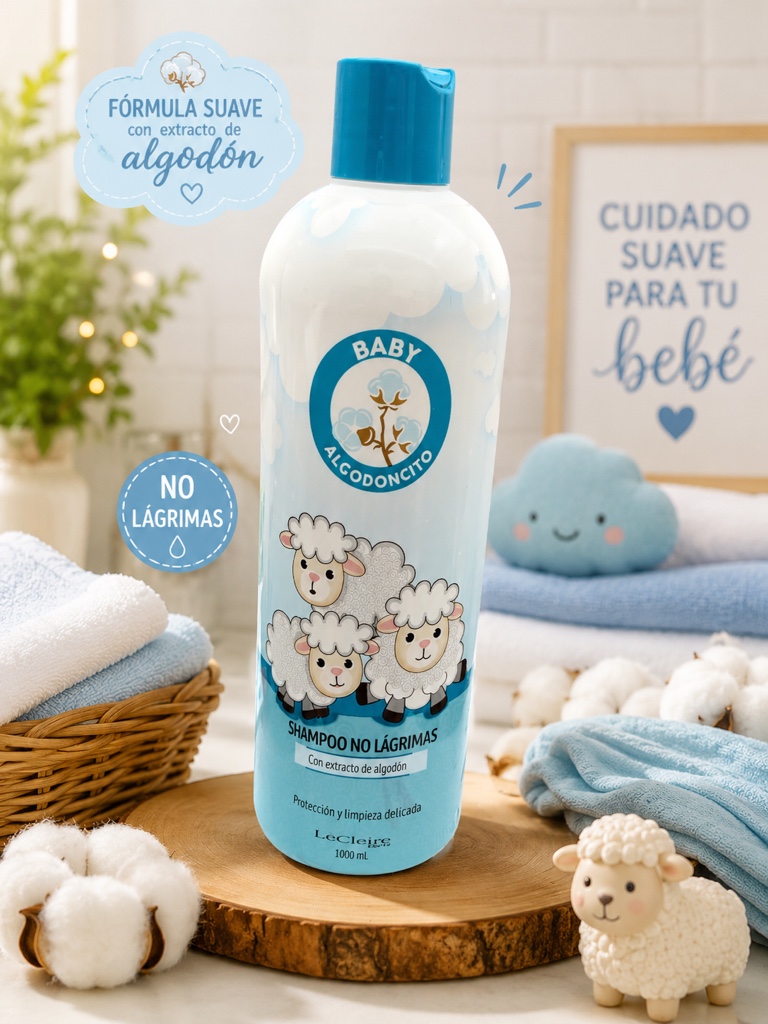 Baby Algodoncito shampoo Litro