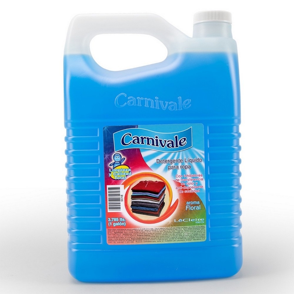 Carnivale detergente liquido azul 1 galon