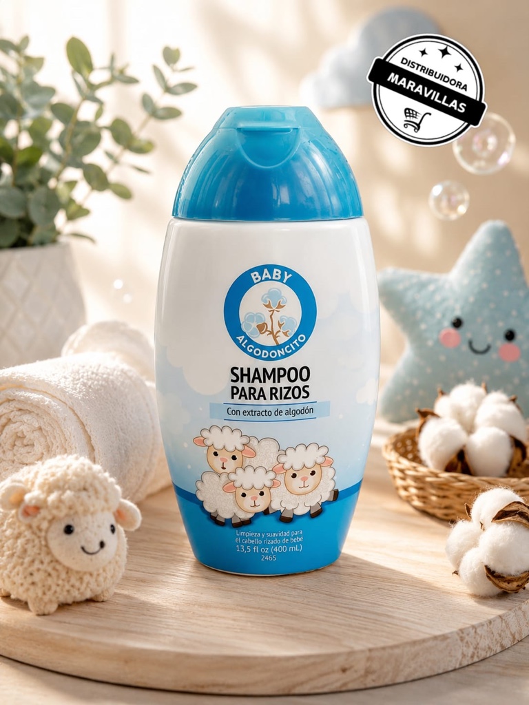 Baby Algodoncito shampoo para rizos
