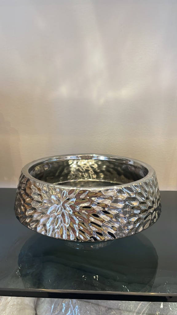 Bowl cromado plateado