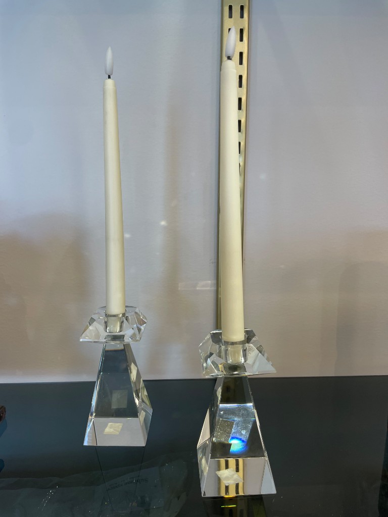 Candelero cristal