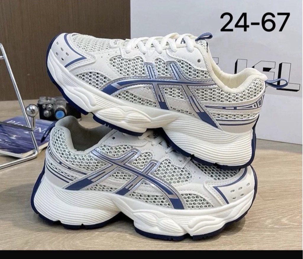 ZAP ASICS BLANCAS AZUL