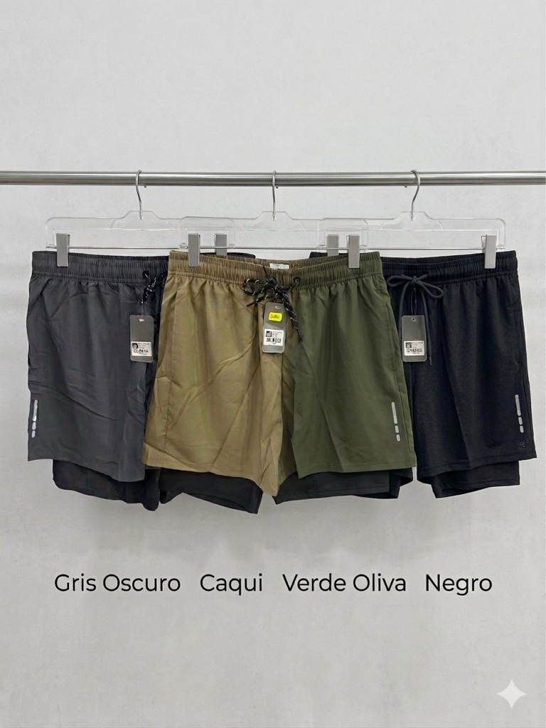 SHORTS DEPORTIVOS UNICOLOR