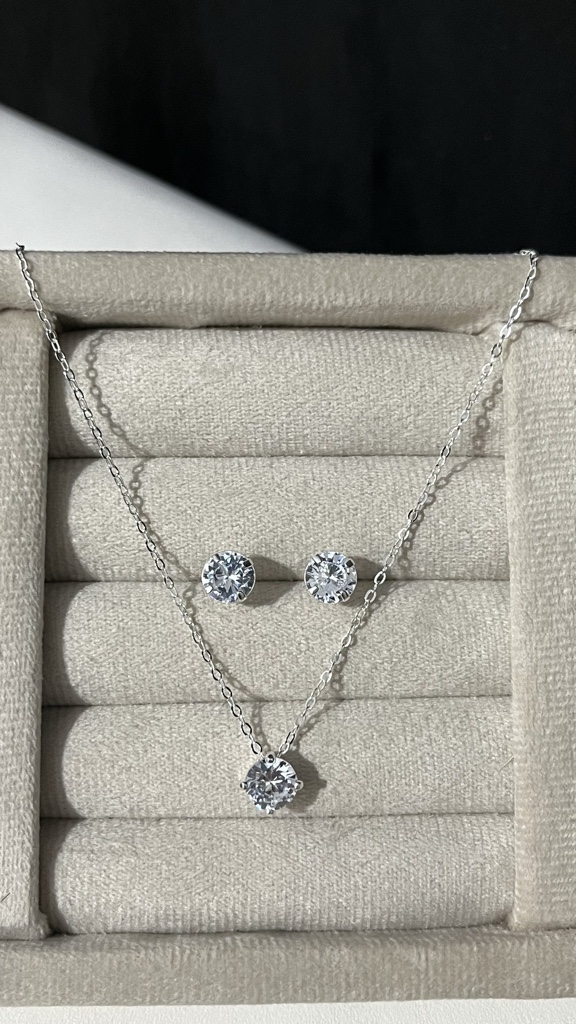 Conjunto ponto de luz cristal