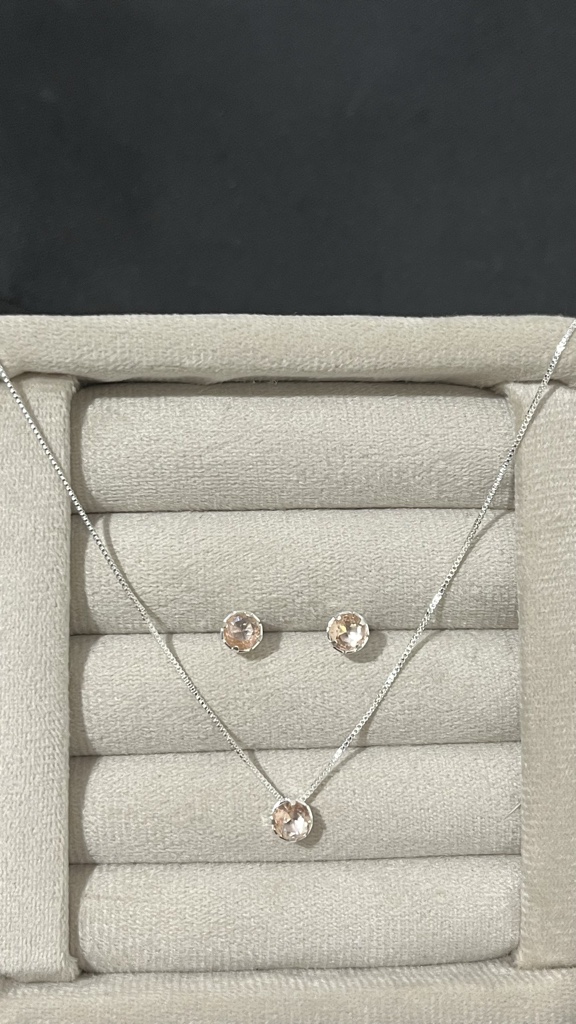 Conjunto ponto de luz champanhe
