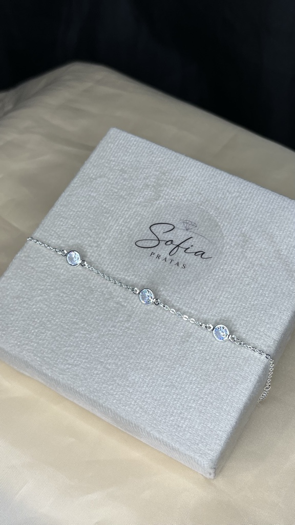 Pulseira 3 brilhantes conexão