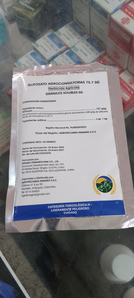 Glifosato Agroconsultorias 75.7 SG *50gr