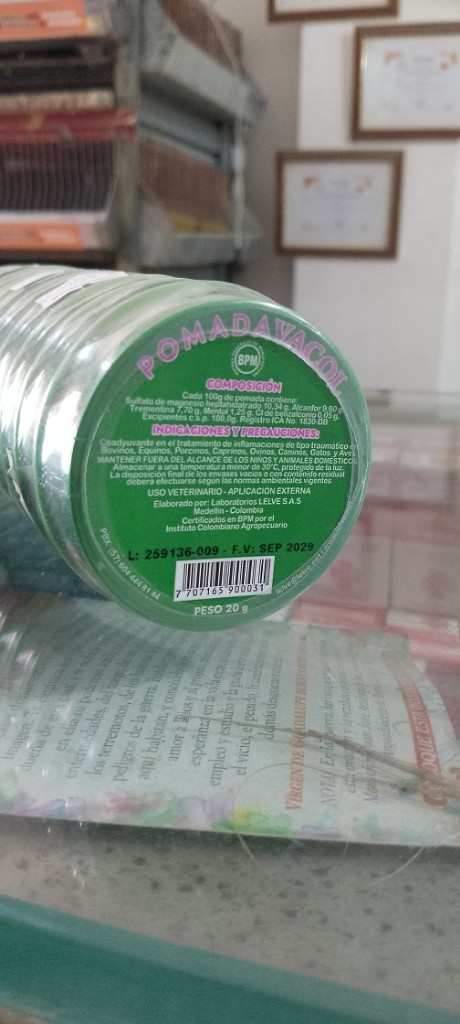 Pomada Vacol 20g