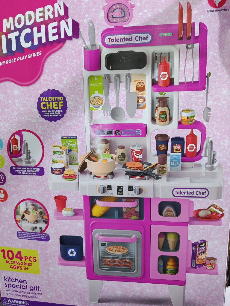 Cosina rosada grande 101.cm