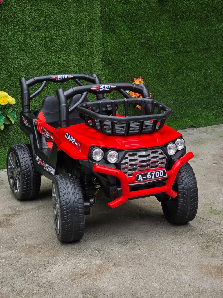 JD-414 Jeep edad 1 a 6 años 4x4 llantas de goma asientos full cuero