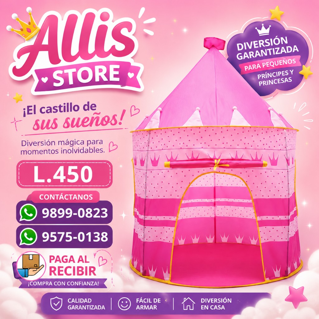 Castillo rosado 135cm