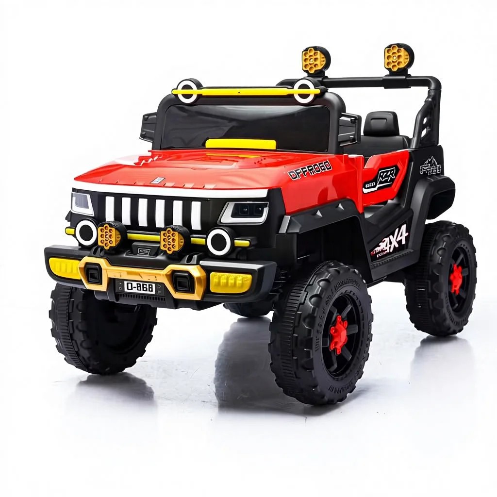 Lke2122 jeep edad 1 a 7 años llantas de goma