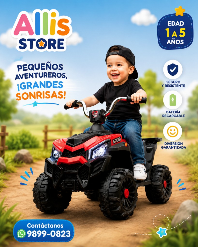 Bp 3014 Cuatrimoto Infantil edad 1 a 5 años
