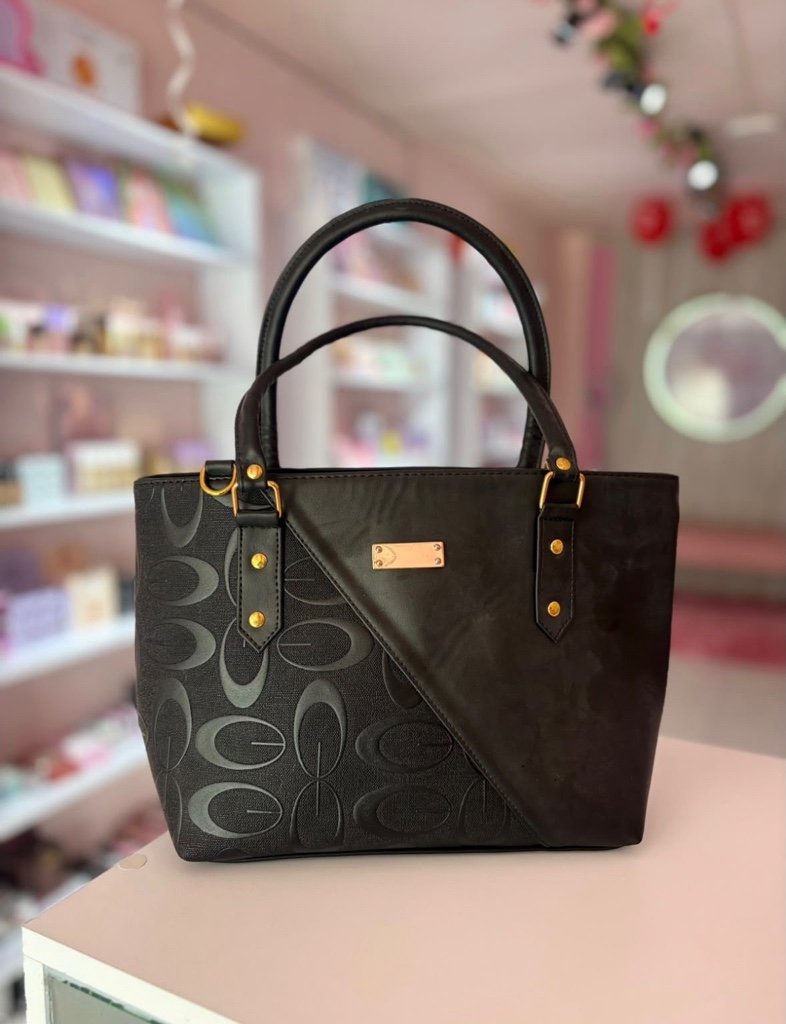 Bolso de mano grande negro