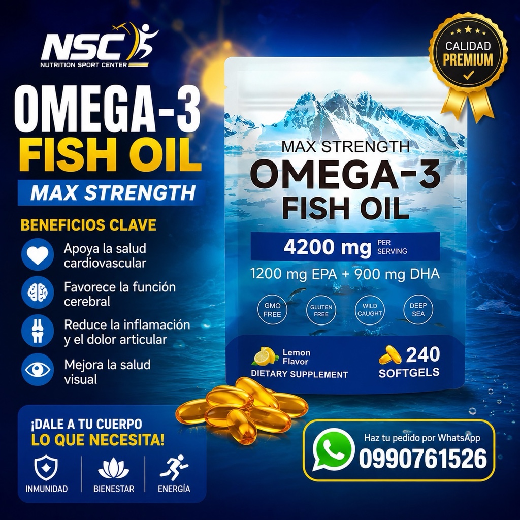 OMEGA 3 4200mg 240 cápsulas
