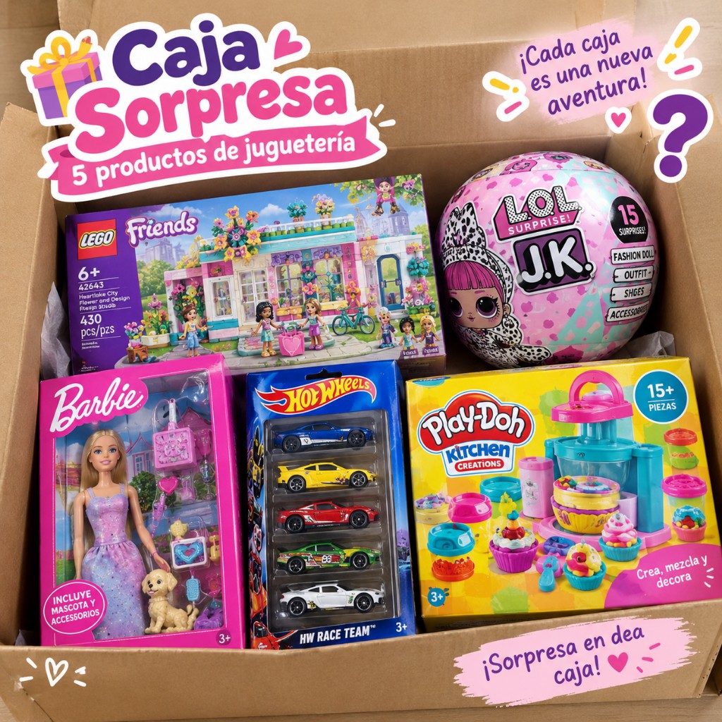 Caja sorpresa juguetes