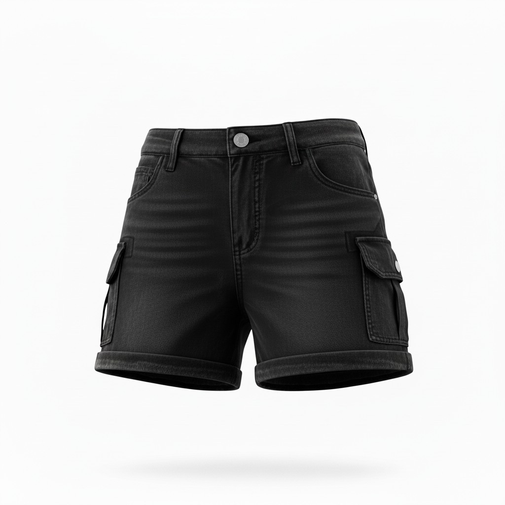 Short negro cargo