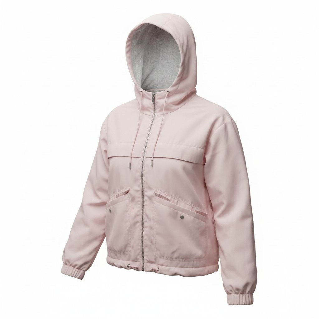 Chamarra rosa con capucha DIVIDED H&M