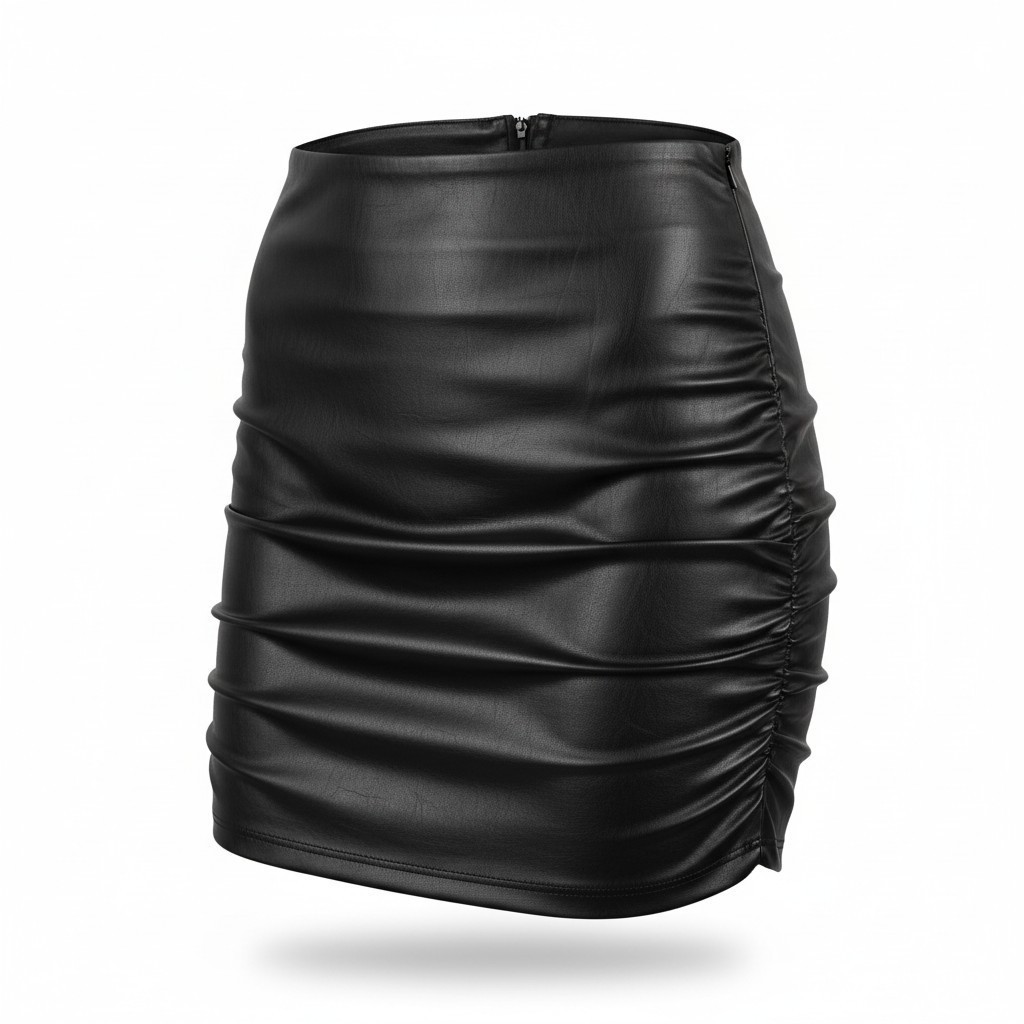 Falda negra ajustada