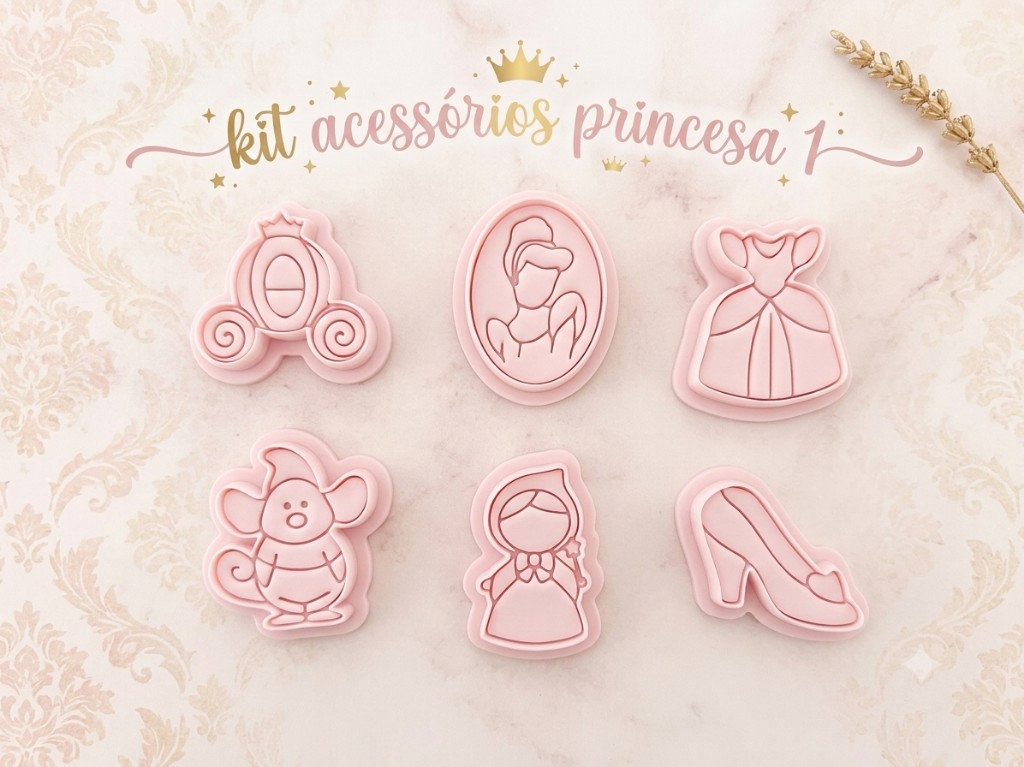 Kit acessorios princesa 1