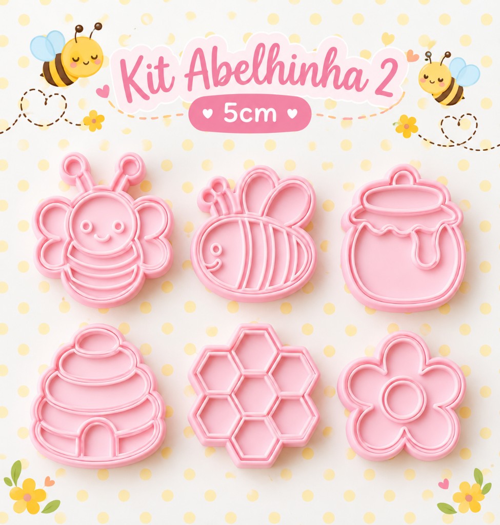 Kit Abelhinha 2 5cm