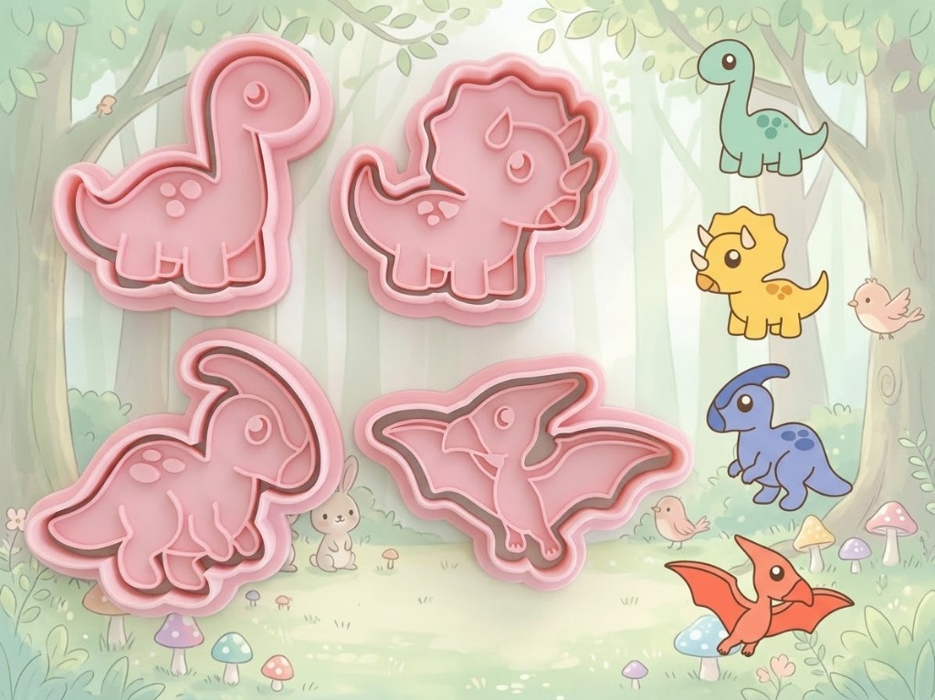 Kit dinossauro 4cm