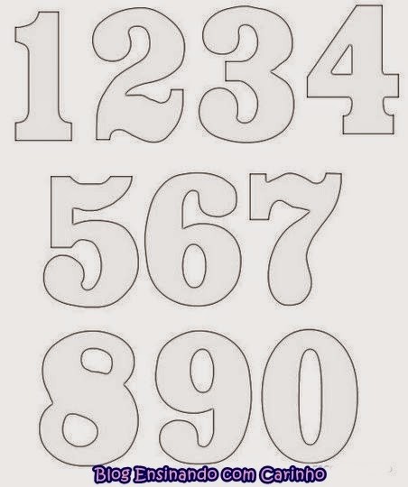 Números 8,5cm
