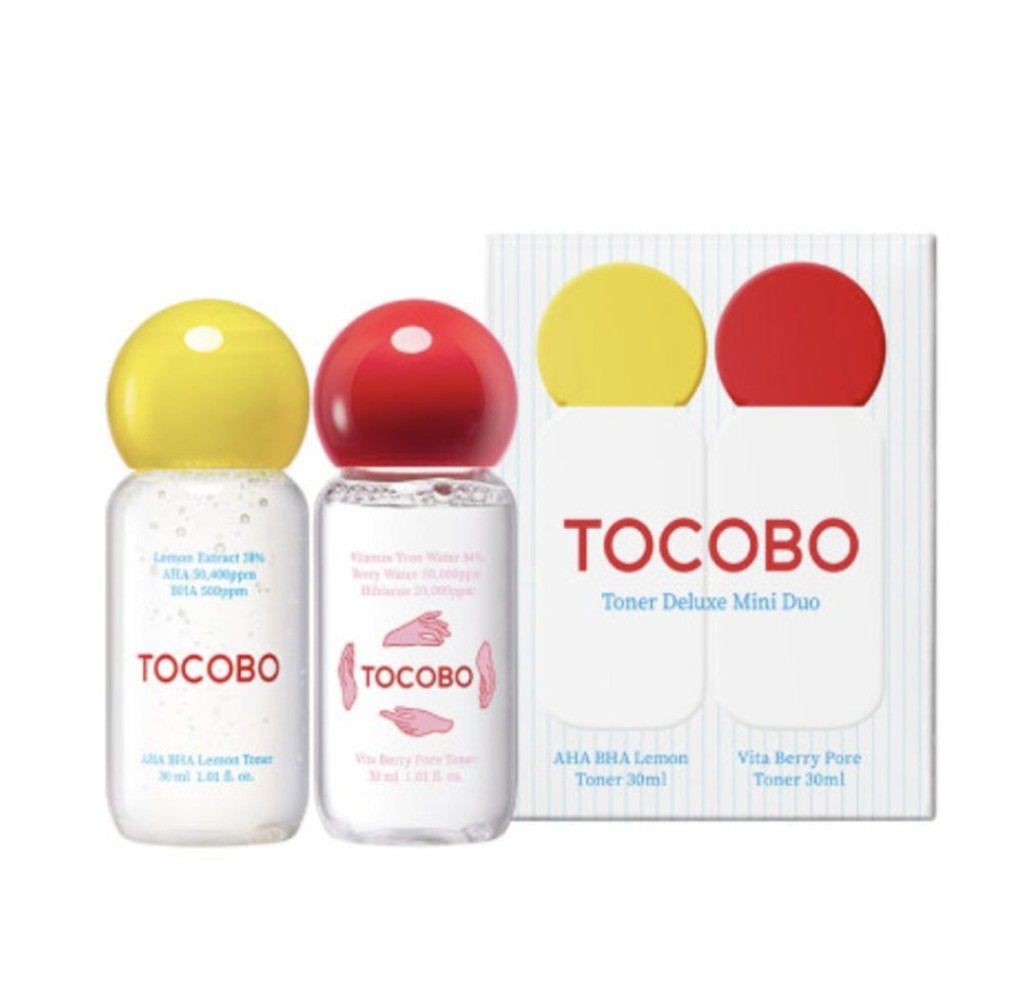 TOCOBO Toner Deluxe Mini Duo
2 toners · 30 ml cada uno