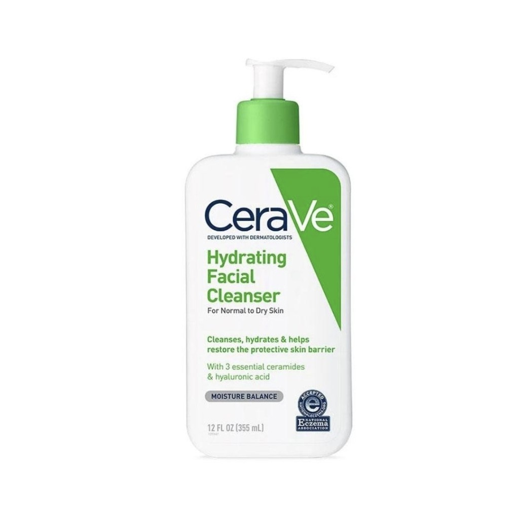 CeraVe Hydrating Facial Cleanser
Limpiador Facial Hidratante · 355 ml