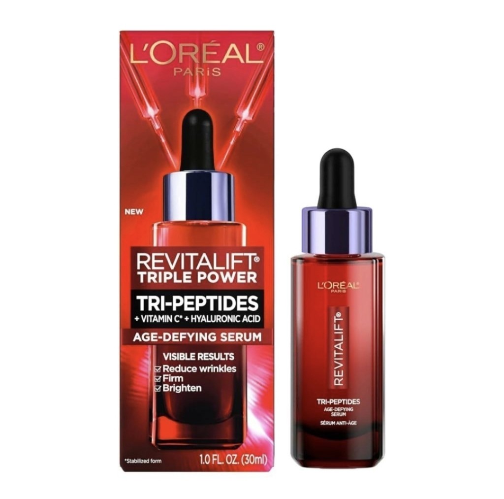 L’ORÉAL PARIS REVITALIFT TRIPLE POWER
Tri-Peptides Age-Defying Serum
30 ml