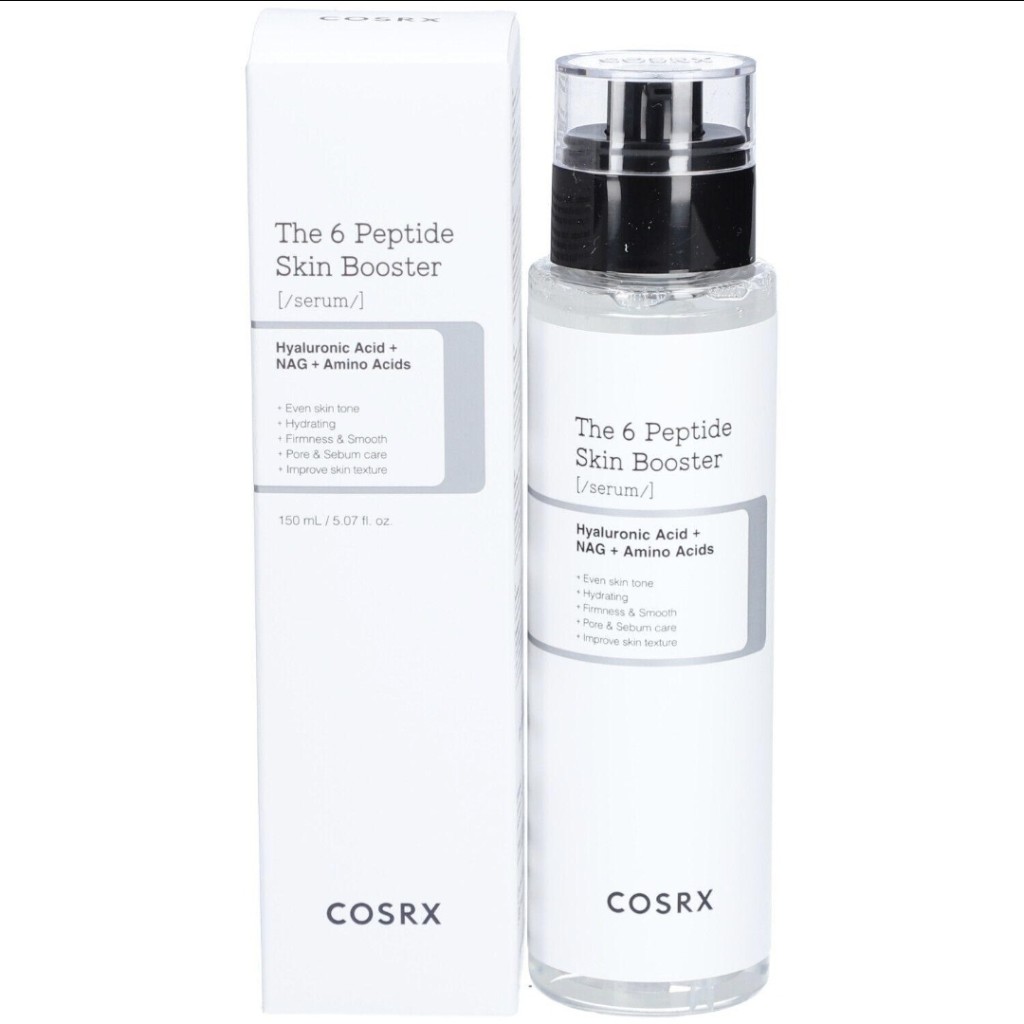 COSRX The 6 Peptide Skin Booster Serum
150 ml / 5.07 fl oz