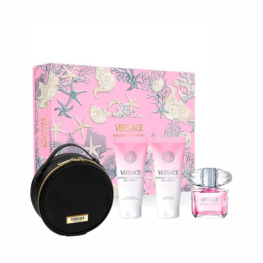 VERSACE Ladies Bright Crystal 4pcs EDT Gift Set