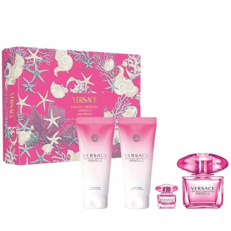 VERSACE Ladies Bright Crystal Absolu 4pcs EDP Gift Set