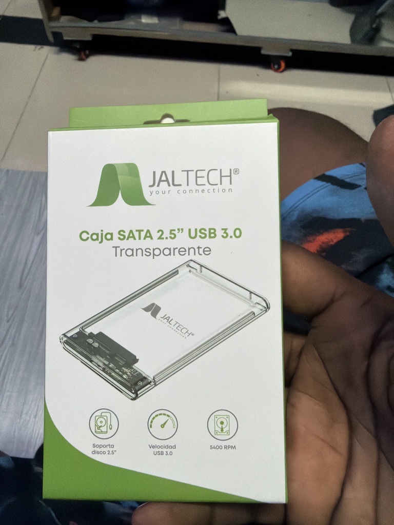 Jaltech caja SATA 2.5 USB 3.0 transparente