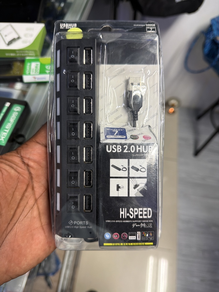 USBHUB negro 2.0