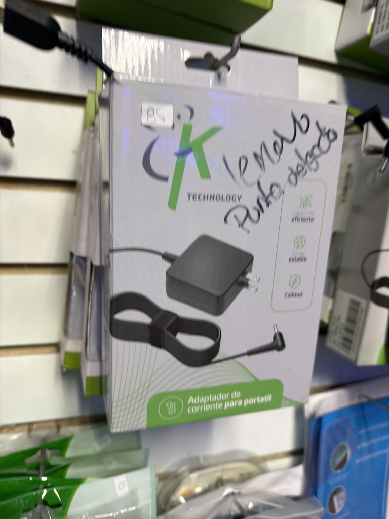 Cargador lenovo punta usb amarilla