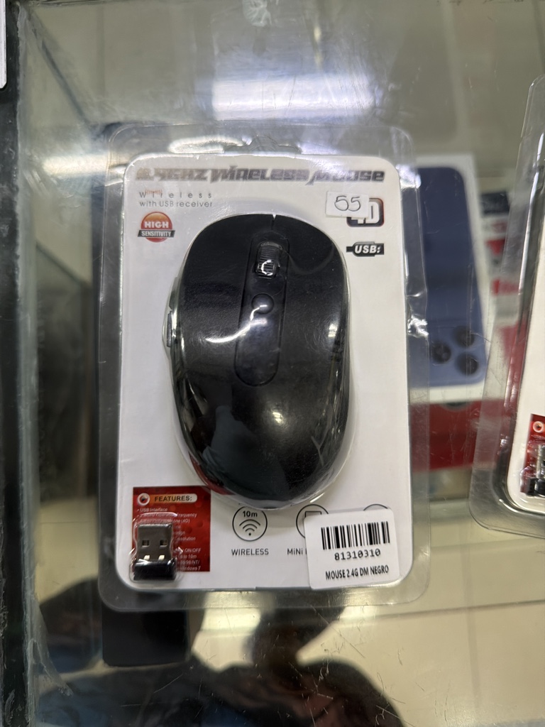 Mouse inalámbrico 2.4G negro
