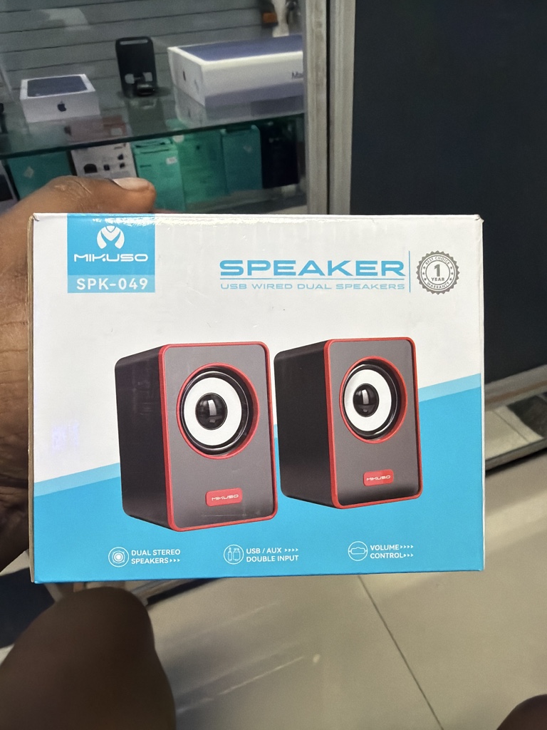 Mikuso parlantes USB negros